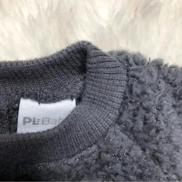 PL Baby Sweatshirt Rocket Ship Fuzzy Blue  Size 0-3 Months - Picture 11 of 16